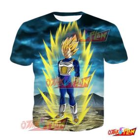 Dragon Ball Limitless Combat Power Super Saiyan Vegeta T-Shirt