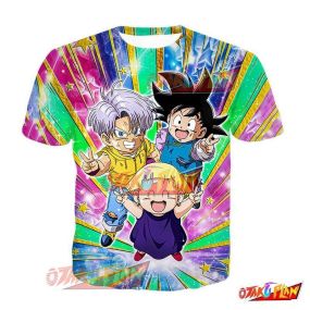 Dragon Ball Mission Complete Trunks (Kid) & Goten (Kid) & Marron T-Shirt