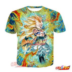 Dragon Ball Naught but Rampage Super Saiyan 3 Gotenks T-Shirt