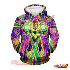 Dragon Ball New Form and Resolve Android 16 Hoodie