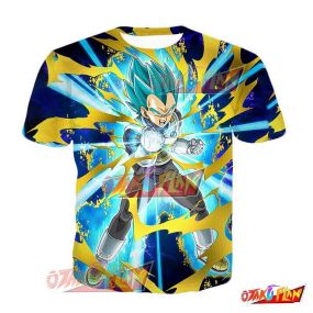 Dragon Ball New Realms of Saiyan Power Super Saiyan God SS Vegeta T-Shirt