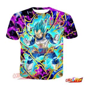 Dragon Ball Passion of the Warrior Race Super Saiyan God SS Vegeta T-Shirt