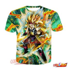 Dragon Ball Awakening in the Time Rift Super Saiyan 3 Bardock T-Shirt