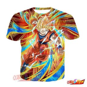 Dragon Ball Returning from the Otherworld Super Saiyan 2 Goku (Angel) T-Shirt