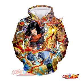 Dragon Ball Ruthless Pressure Android 17 (Future) Hoodie