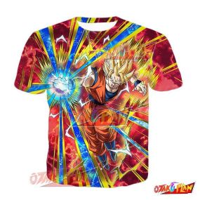 Dragon Ball Shattering Strike Super Saiyan 2 Goku T-Shirt