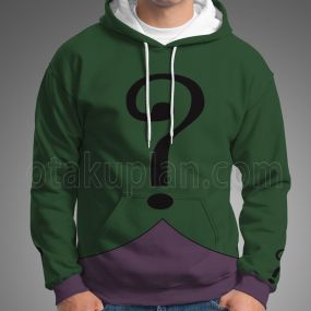 Dc Batman Return Of The Caped Crusaders Riddler Clothing Ds Cosplay Hoodie