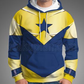 Dc Blue Beetle Booster Gold Combats Cosplay Hoodie