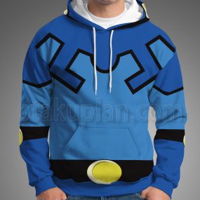 Dc Blue Beetle Second Generation Ted Kord Combats Cosplay Hoodie