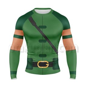 Dc Greeb Arrow Green Long Sleeve Compression Shirt