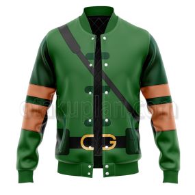 Dc Greeb Arrow Green Uniform Cosplay Varsity Jacket