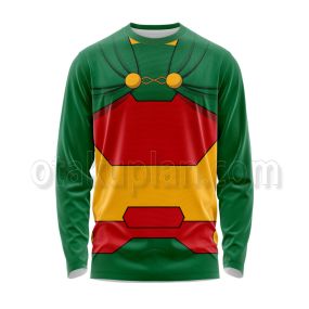 Dc Mister Miracle Green Cosplay Long Sleeve Shirt