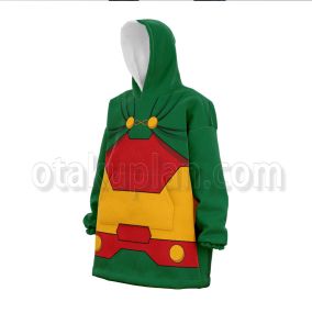 Dc Mister Miracle Green Snug Blanket Hoodie