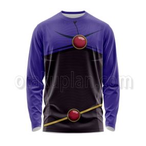 Dc Raven Purple Cosplay Long Sleeve Shirt
