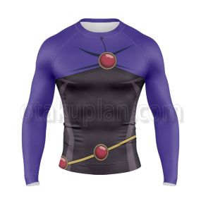 Dc Raven Purple Long Sleeve Compression Shirt