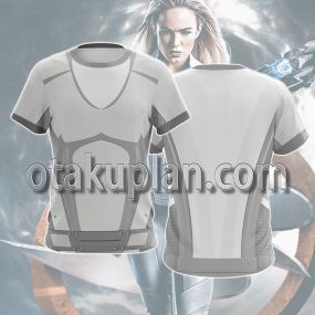 DC's Legends Of Tomorrow S6 Sara Lance White Canary Cosplay T-shirt