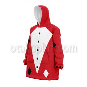 Dc Suicide Squad Harley Quinn Red Oversized Blanket Hoodie