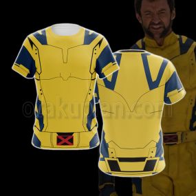 Deadpool 3 Classic Wolverine James Howlett Logan Cosplay T-Shirt