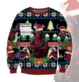 Dead Man Christmas 2023 3D Printed Ugly Christmas Sweatshirt
