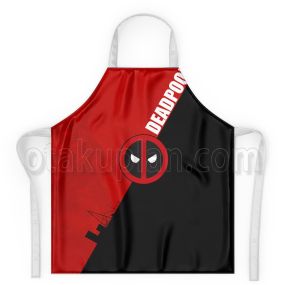 Dead Man Classic Black And Red Color Matching Apron