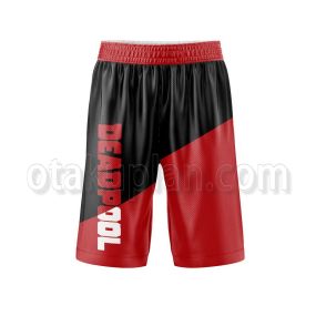 Dead Man Classic Black And Red Color Matching Basketball Shorts
