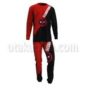 Dead Man Classic Black And Red Color Matching Pajamas