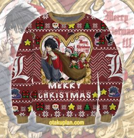 Death Note Characters All Ugly Christmas Sweatshirt