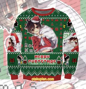 Death Note Chibi L Ugly Christmas Sweatshirt