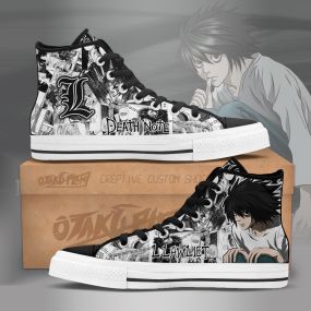 Death Note L Lawliet Anime Sneakers Shoes