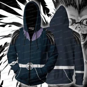 Death Note Ryuk Hoodie Cosplay Jacket Zip Up