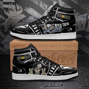 Death The Kid Soul Eater Anime Sneakers Shoes