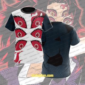Demon Slayer ghost Kokushibou Cosplay T-Shirt
