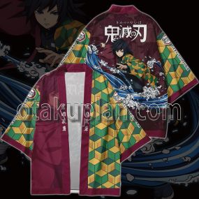 Anime Giyu Tomioka Kimono Anime Cosplay Jacket