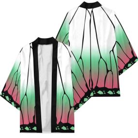 Demon Slayer Haori Shinobu Kimono Custom Uniform Anime Clothes Cosplay Jacket