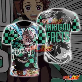 Anime Kimetsu No Yaiba Kamado Tanjirou T-Shirt