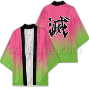 Demon Slayer Kimono Mitsuri Kanroji Kimono Custom Uniform Clothes