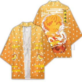 Demon Slayer Kimono Zenitsu Kimono Otaku Merch Clothes