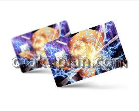 Anime Zenitsu Lightning Credit Card Skin