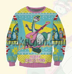 Denver the Last Dinosaur 3D Printed Ugly Christmas Sweatshirt