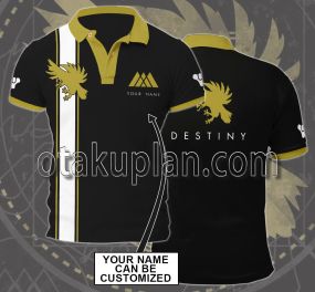 Destiny 2 Warlock Custom Name Polo Shirt