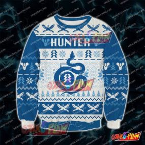 Destiny Hunter 0611 3D Print Ugly Christmas Sweatshirt