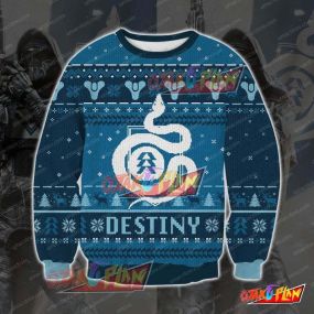 Destiny Hunter 3D Print Pattern Ugly Christmas Sweatshirt