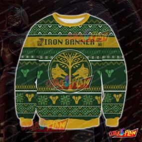 Destiny Iron Banner 3D Print Pattern Ugly Christmas Sweatshirt