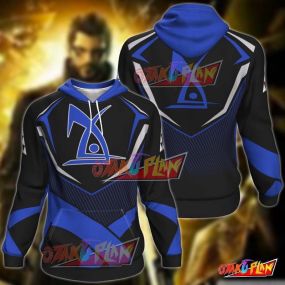 Deus Ex Game All Over Print Pullover Hoodie P