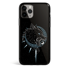 Devour the moon Tempered Glass iPhone Case