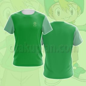 Digimon Takaishi Takeru Childhood Casual Clothes Cosplay T-Shirt