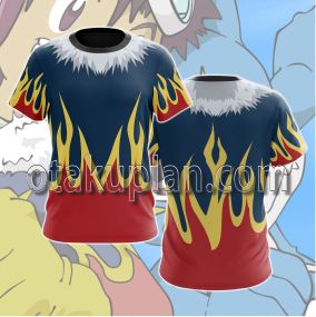 Digimon Digital Monster Motomiya Daisuke Coat Cosplay T-Shirt