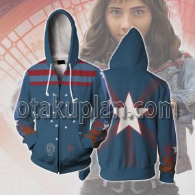 Doctor Strange 2 in the Multiverse of Madness America Chavez Zip Up Hoodie