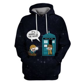 Doctor Who Its Bigger On The Inside Hoodies