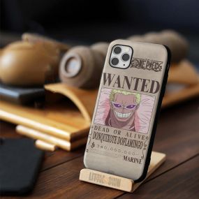Donquixote Doflamingo Wanted One Piece Anime iPhone Case